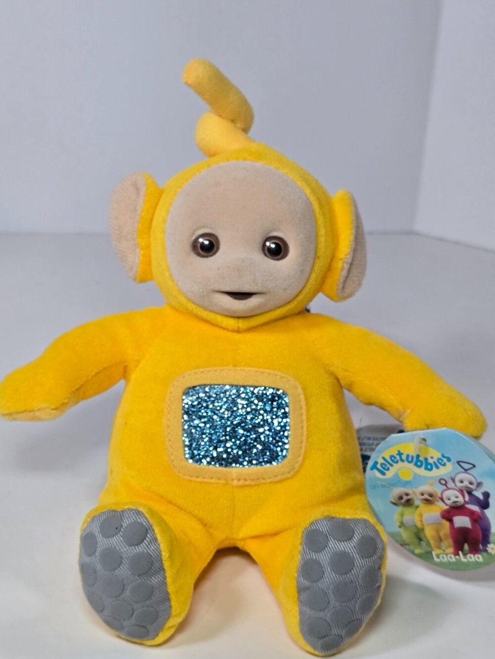 Vintage Eden Teletubbies Laa Laa Yellow Plush 8" Soft Toy 1998 W/ Tags